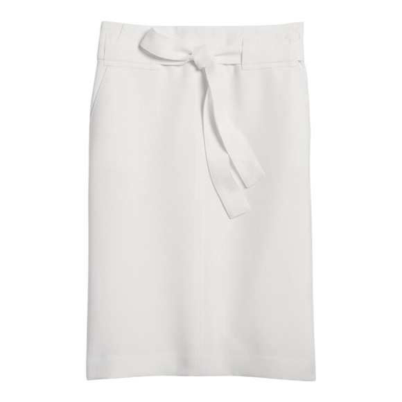 Banana Republic White Pencil Skirt | Size 16 - Picture 1 of 5